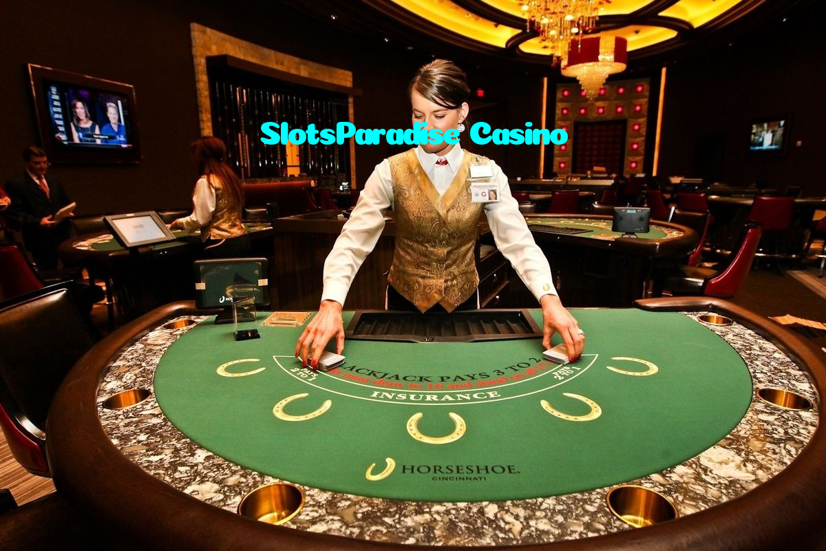 SlotsParadise Casino casino presented on mobile device in Pakistan with slots and live games