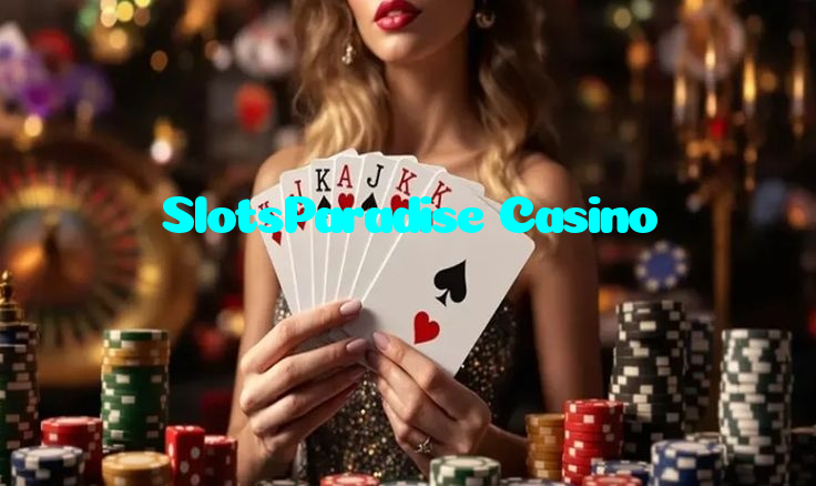 SlotsParadise Casino casino presented on mobile device in Pakistan with slots and live games
